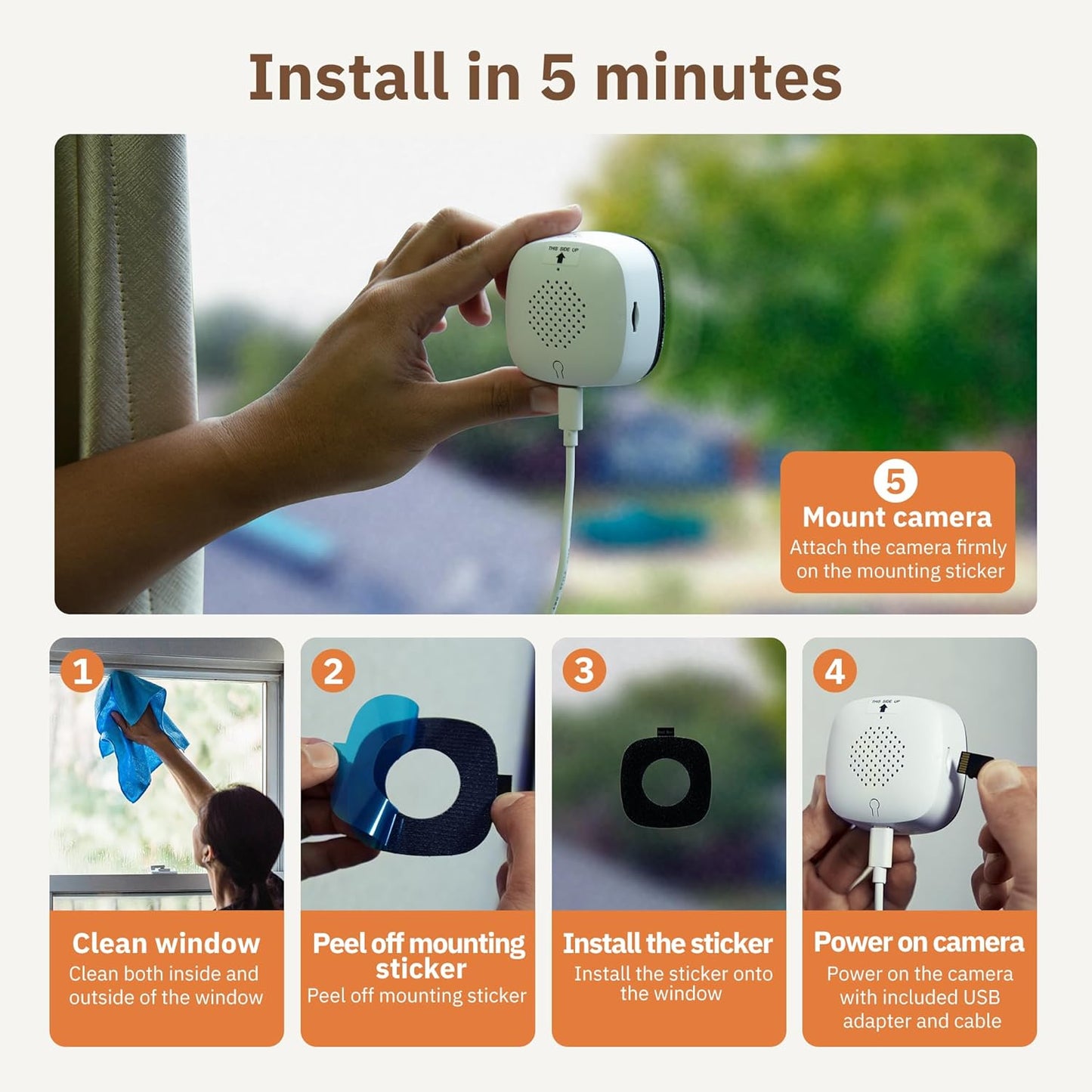 ClarioGuard™ Window Camera
